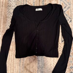 Hollister Black Long Sleeve Top